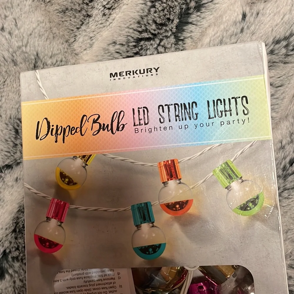Dipped Bulb LED String Lights